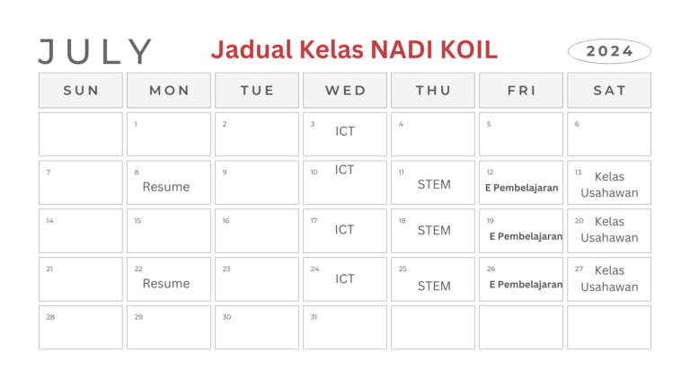 Jadual-KOIL-julai